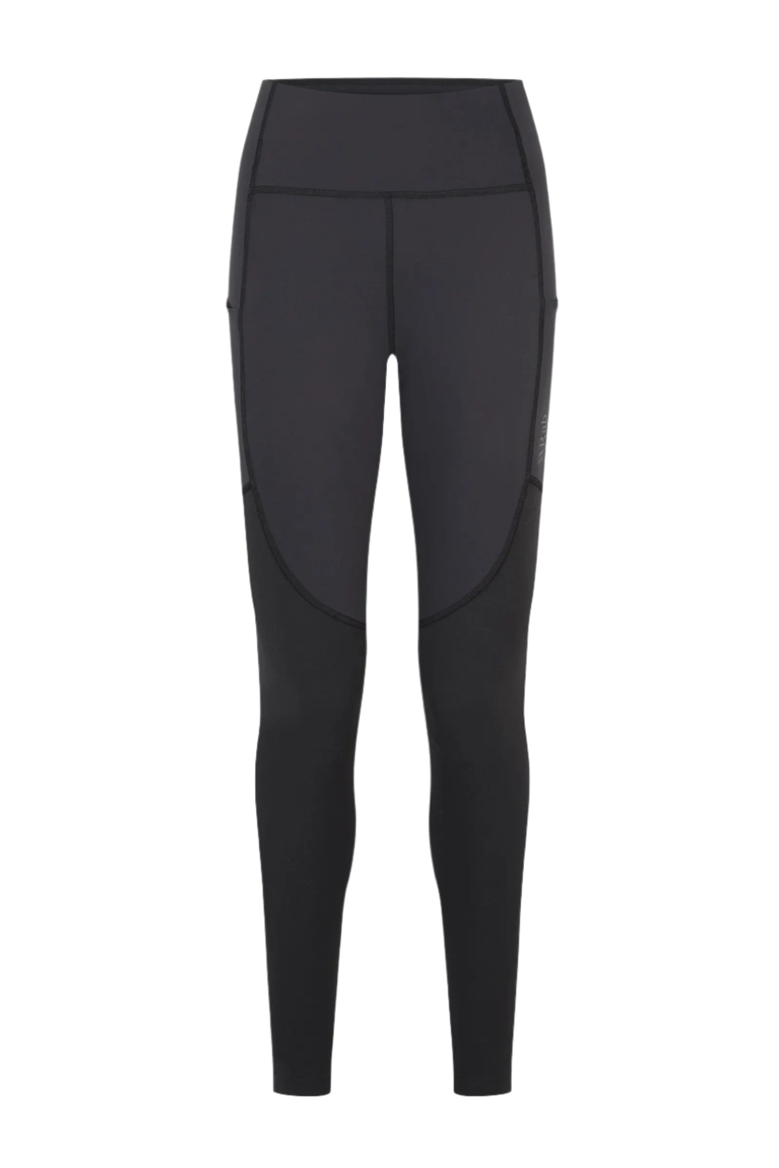 Rab Women's Torque Tights in Ebony/Black - front