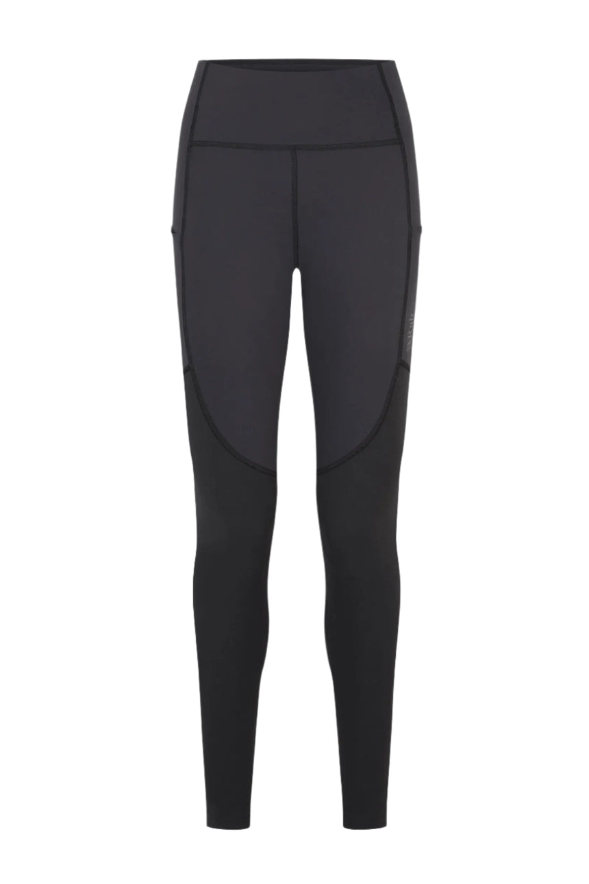 Rab Women's Torque Tights in Ebony/Black - front