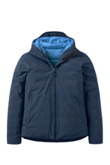 Rab Women's Valiance Waterproof Down Jacket in Galaxy Blue - front