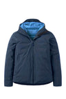 Rab Women's Valiance Waterproof Down Jacket in Galaxy Blue - front