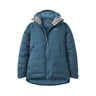Rab Women's Valiance Waterproof Down Jacket in Tempest Blue - front