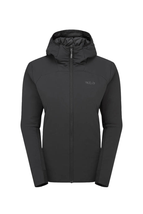 Rab Women's Xenair Alpine Flex Insulated Jacket in Black - front