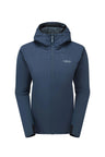 Rab Women's Xenair Alpine Flex Insulated Jacket in Tempest Blue - front