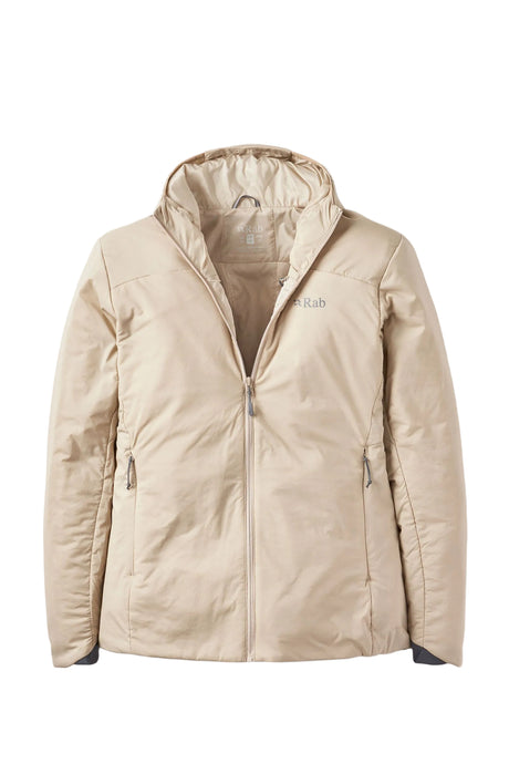 Rab Women's Xenair Alpine Light Insulated Jacket in Dark Pebble - front