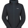 Rab Women's Xenair Alpine Light Insulated Jacket in Ebony - front