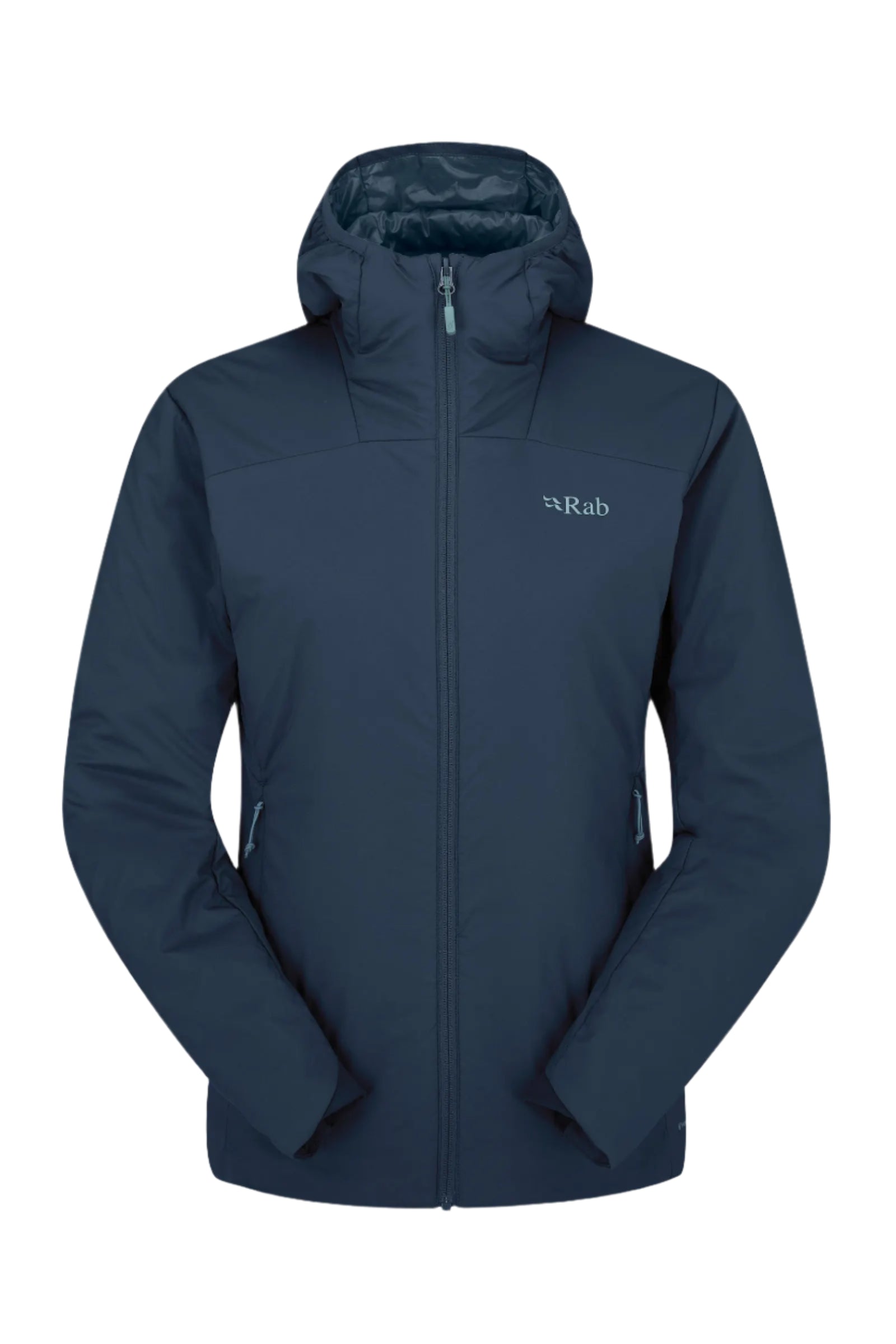 Rab Women's Xenair Alpine Light Insulated Jacket in Tempest Blue - front
