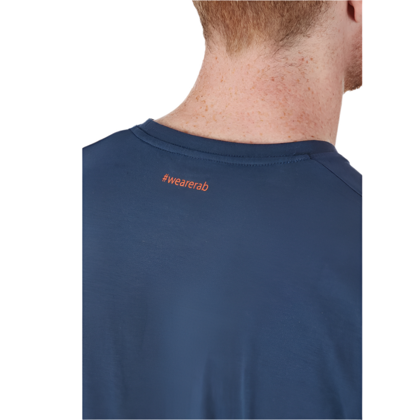 Rab Men's Stance 3 Peaks Tee Outdoor Action