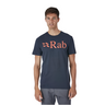 Rab Men's Stance Logo SS Tee Outdoor Action