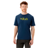 Rab Men's Stance Logo SS Tee Outdoor Action