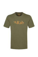 Rab Men's Stance Logo SS Tee Outdoor Action