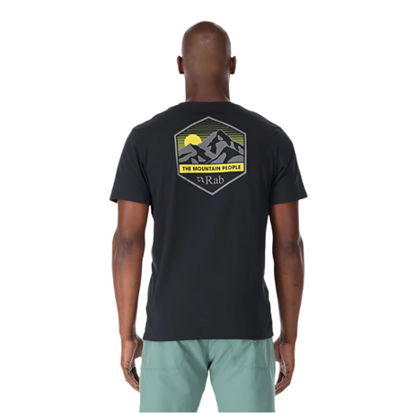Rab Men's Stance Mountain Peak Tee Outdoor Action