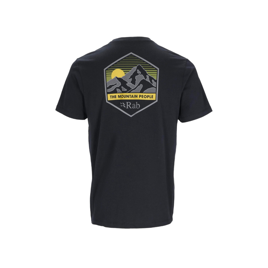 Rab Men's Stance Mountain Peak Tee Outdoor Action
