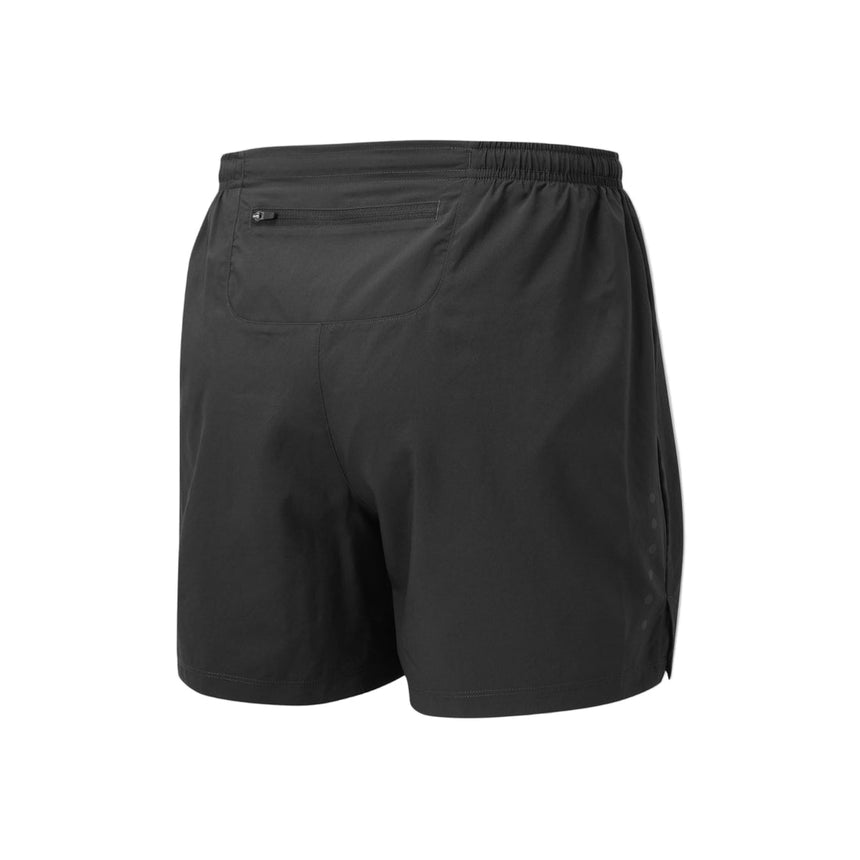 Ronhill Men's Core 5" Short in Black/Bright White - back