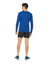 Ronhill Men's Core 5" Short in Black/Bright White - worn, back