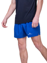 Ronhill Men's Core 5" Short in DrkCobalt/BrightWhite - fabric detail
