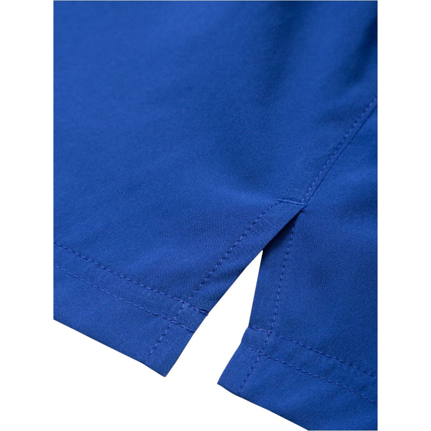 Ronhill Men's Core 5" Short in DrkCobalt/BrightWhite - side split detail