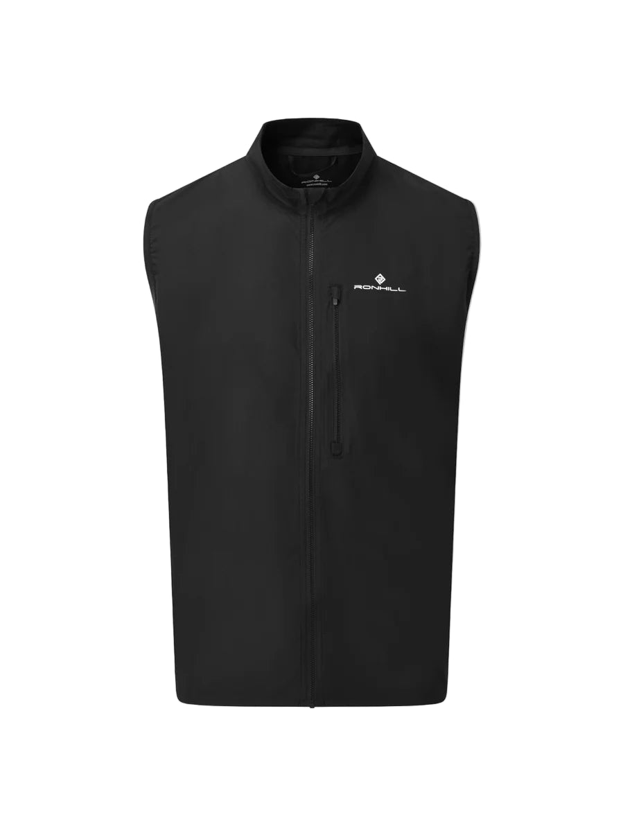 Ronhill Men's Core Gilet in All Black - front