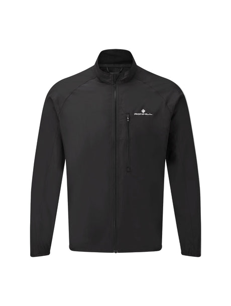 Ronhill Men's Core Jacket in All Black - front