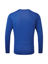 Ronhill Men's Core L/S Tee in Dark Cobalt/Bright White - back