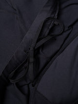 Ronhill Men's Core Stretch Short in All Black - drawcord detail