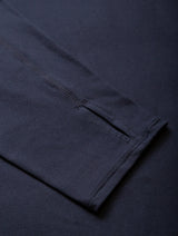 Ronhill Men's Core Thermal 1/2 Zip in Black/Bright White - cuff detail