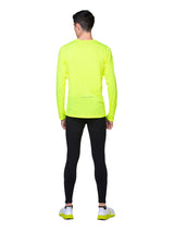 Ronhill Men's Core Tight in All Black - worn, back