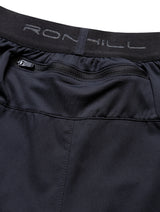Ronhill Men's Tech 5" Short in All Black - secure pocket detail