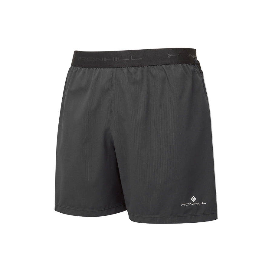 Ronhill Men's Tech All-Terrain 5" Short in All Black - front