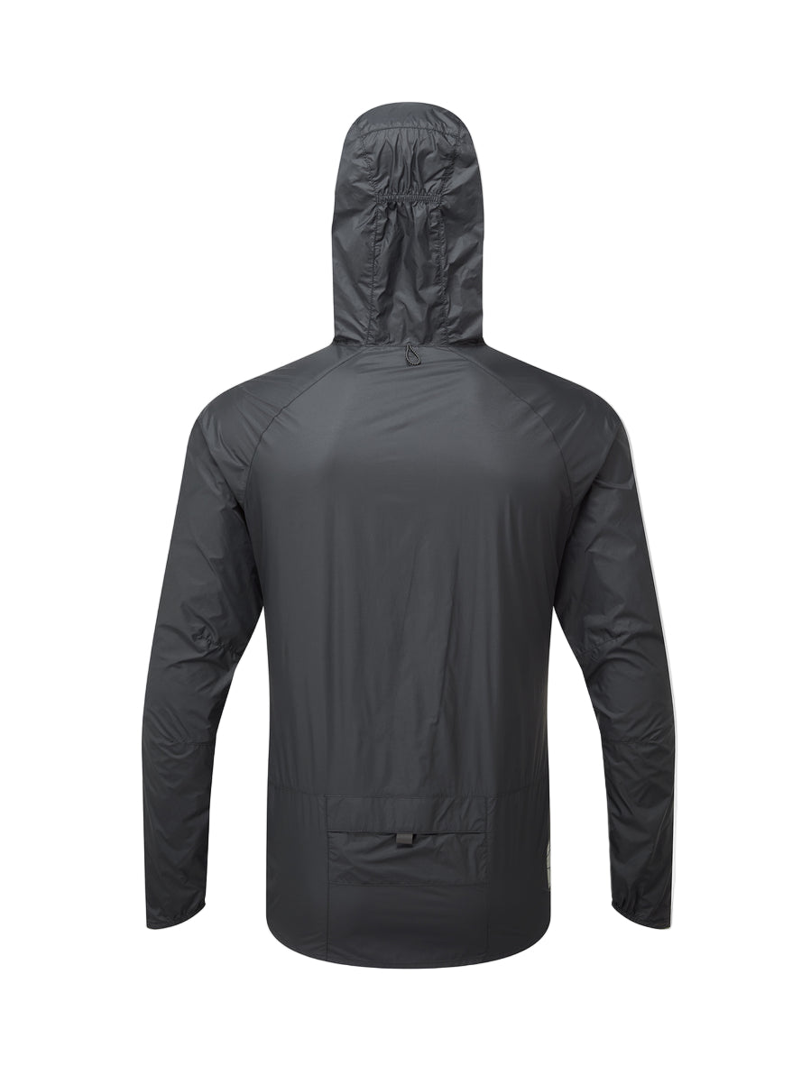Ronhill Men's Tech All-Terrain Jacket in All Black - back
