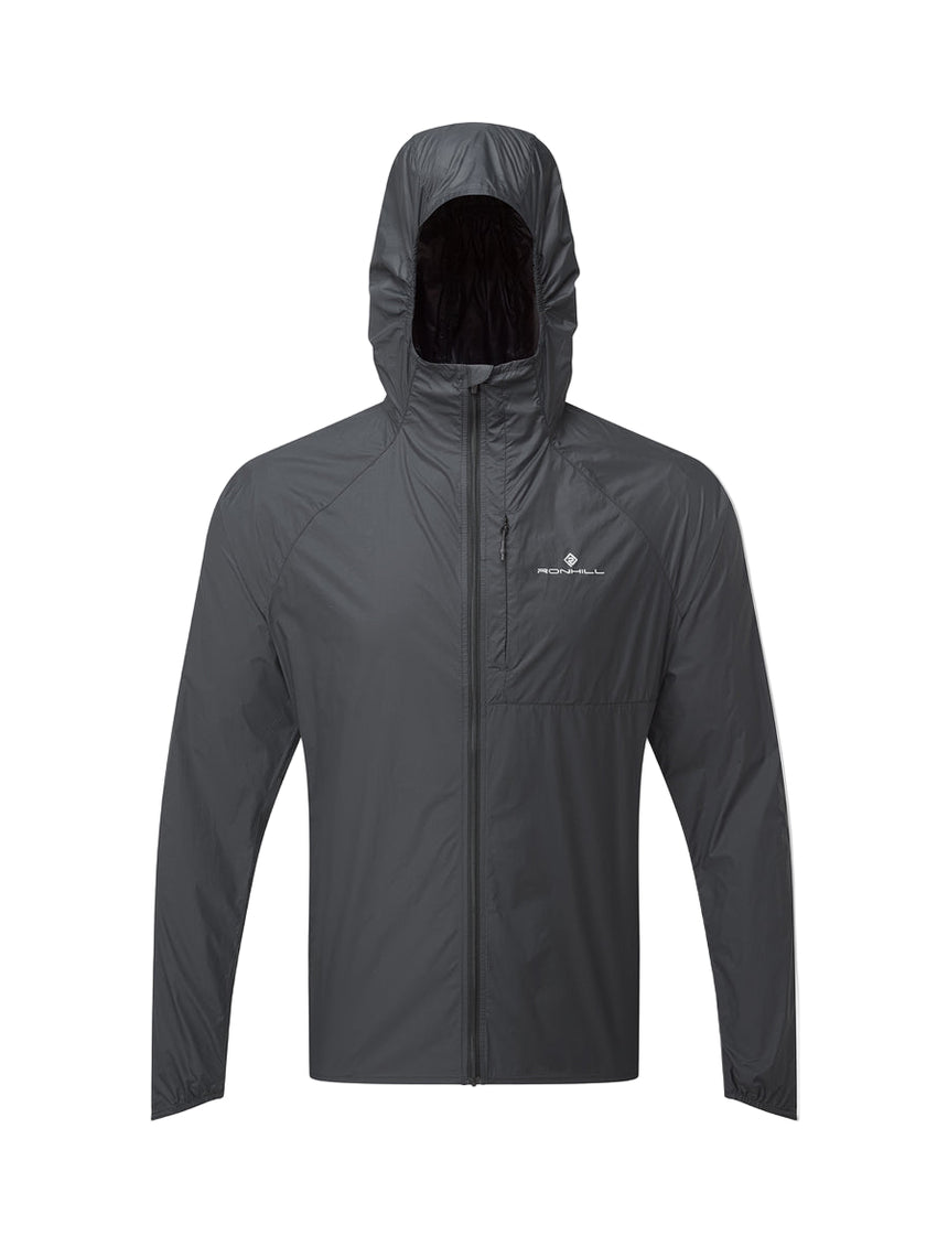 Ronhill Men's Tech All-Terrain Jacket in All Black - front