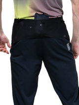 Ronhill Men's Tech All-Terrain Trackster in All Black - stash pocket detail