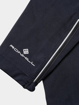 Ronhill Men's Tech Paragon Tight in All Black - ankle zip detail