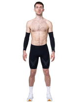 Ronhill Men's Tech Race Half Tight in All Black - detail, 7