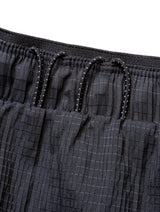 Ronhill Men's Tech Race Short in All Black - drawcord detail