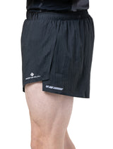 Ronhill Men's Tech Race Short in All Black - side, fit