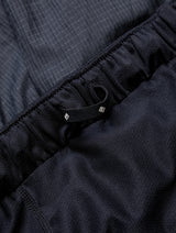 Ronhill Men's Tech Race Twin Short in All Black - elasticated storage loop detail