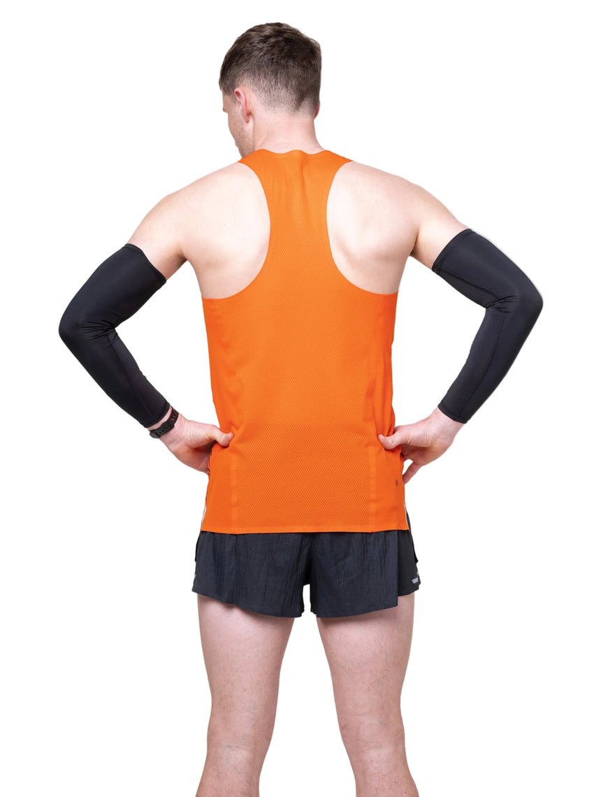 Ronhill Men's Tech Race Vest in Ronhill Red/Black - detail, 2