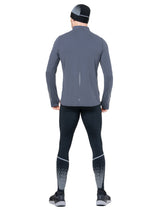 Ronhill Men's Tech Reflect 1/2 Zip in Anchor/Reflect - worn, back