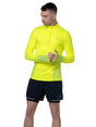 Ronhill Men's Tech Reflect 1/2 Zip in Fluo Yellow/Reflect - thumb loop detail