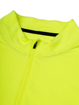 Ronhill Men's Tech Reflect 1/2 Zip in Fluo Zest/Reflect - Detail Collar Zip Closed