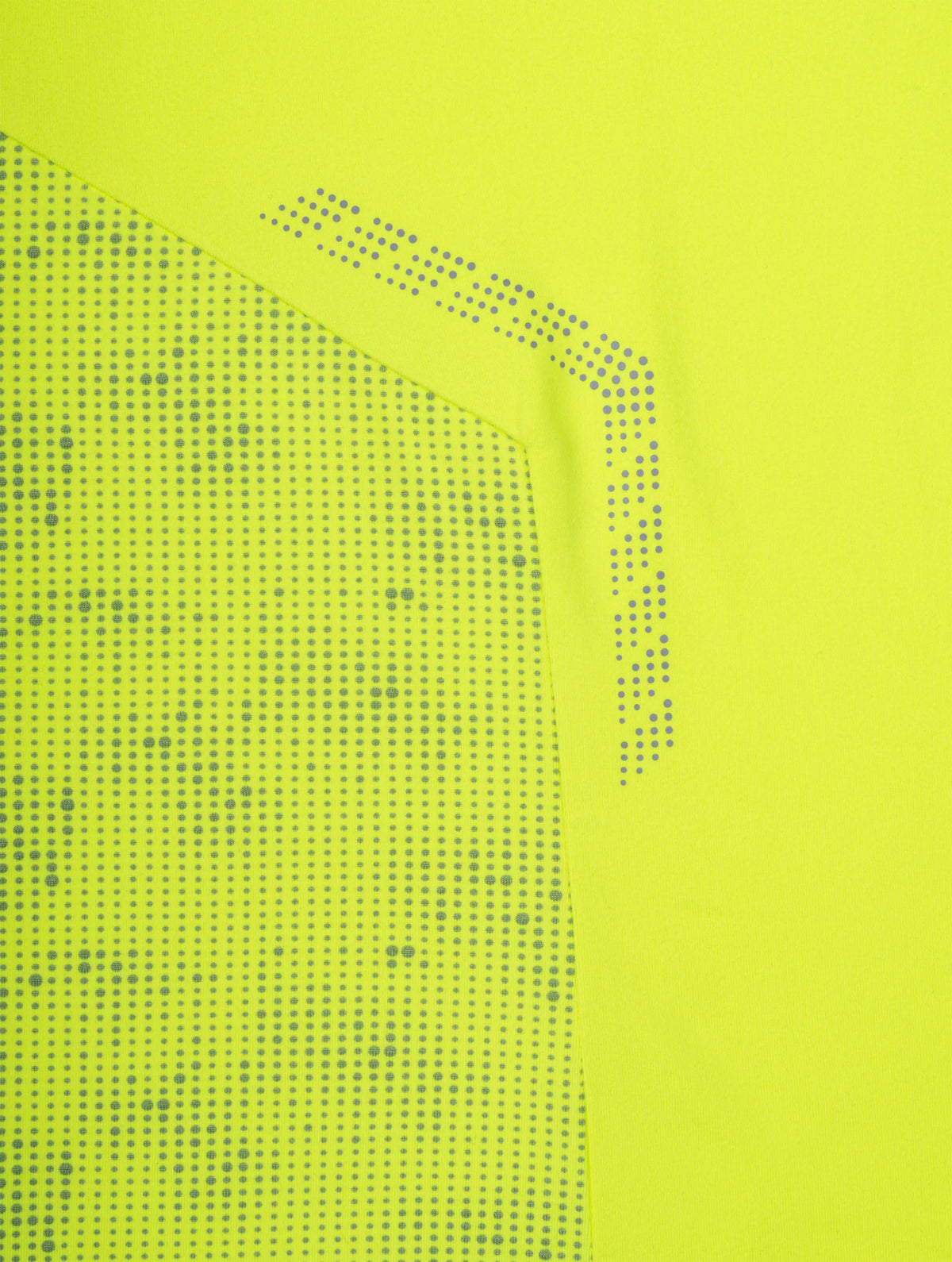 Ronhill Men's Tech Reflect 1/2 Zip in Fluo Zest/Reflect - Detail Reflective Panel Shoulder