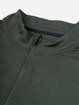 Ronhill Men's Tech Reflect 1/2 Zip in Kelp/Reflect - Detail Collar Zip Alt