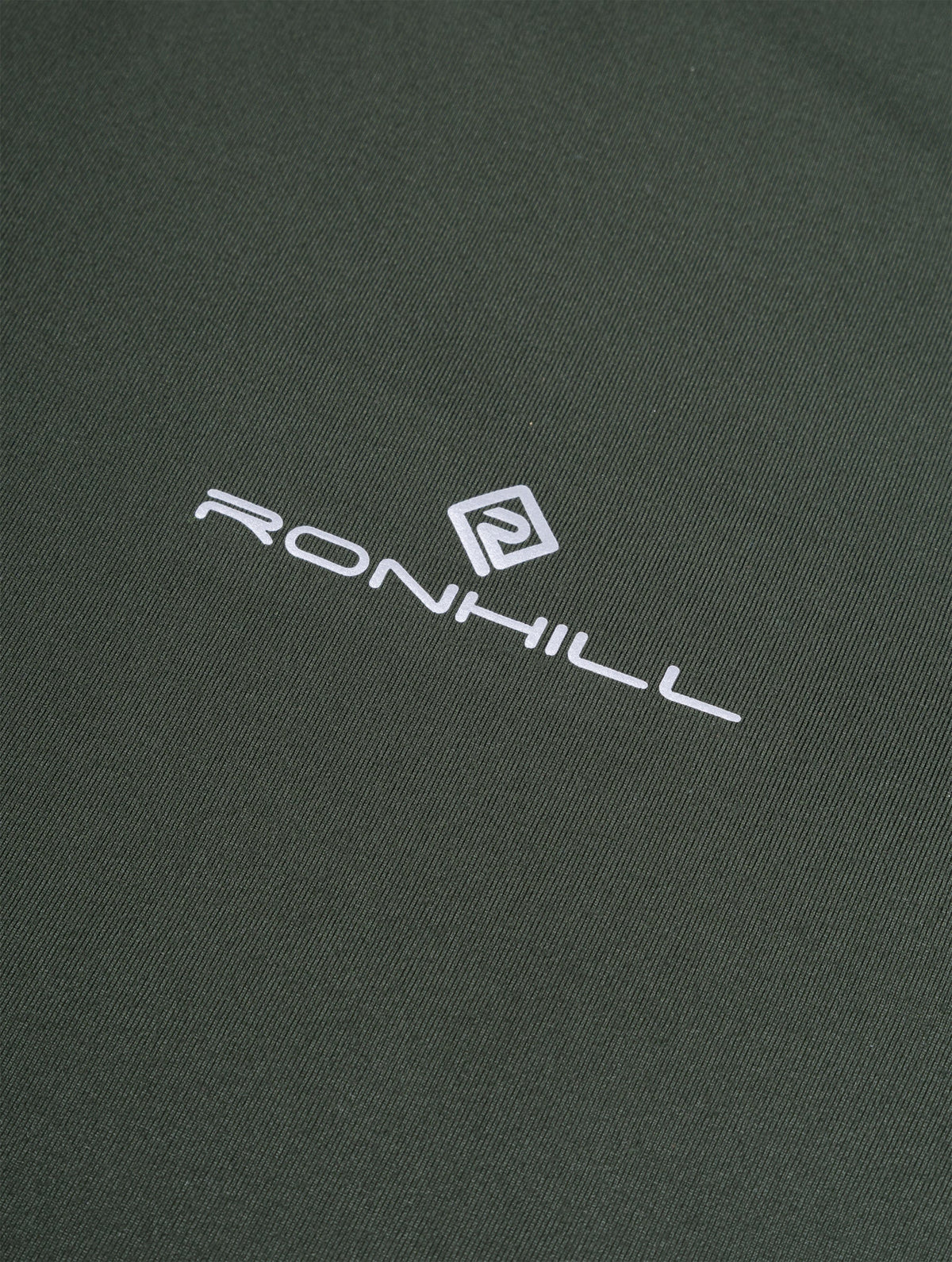 Ronhill Men's Tech Reflect 1/2 Zip in Kelp/Reflect - Flat Lay
