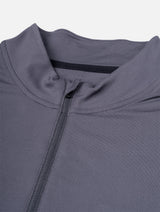 Ronhill Men's Tech Reflect 1/2 Zip in Oxide/Reflect - Detail Chest Logo