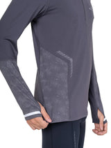 Ronhill Men's Tech Reflect 1/2 Zip in Oxide/Reflect - Studio Angle