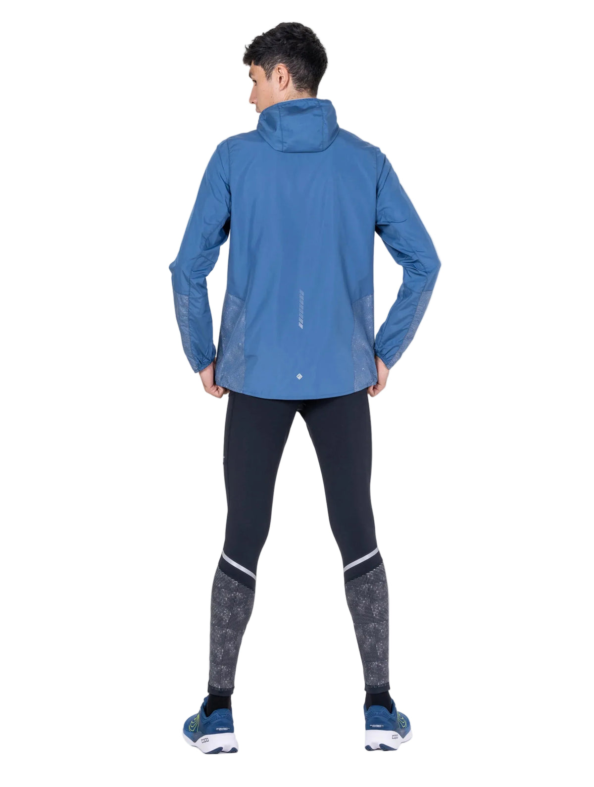 Ronhill Men's Tech Reflect Jacket in Glacier/Reflect - Studio Back Standing Alt