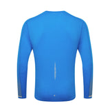 Ronhill Men's Tech Reflect L/S Tee in ElecBlueMarl/Reflect - back