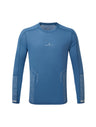 Ronhill Men's Tech Reflect L/S Tee in Glacier/Reflect - Front
