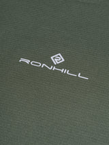 Ronhill Men's Tech Reflect L/S Tee in Kelp/Reflect - Back Plain