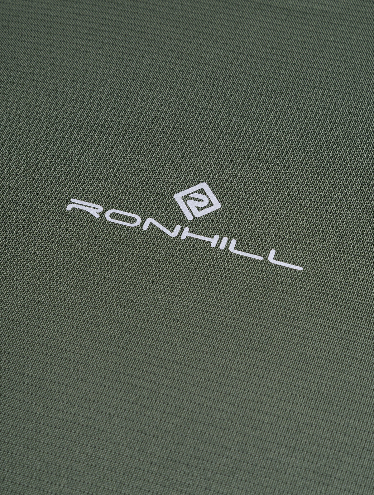 Ronhill Men's Tech Reflect L/S Tee in Kelp/Reflect - Back Plain